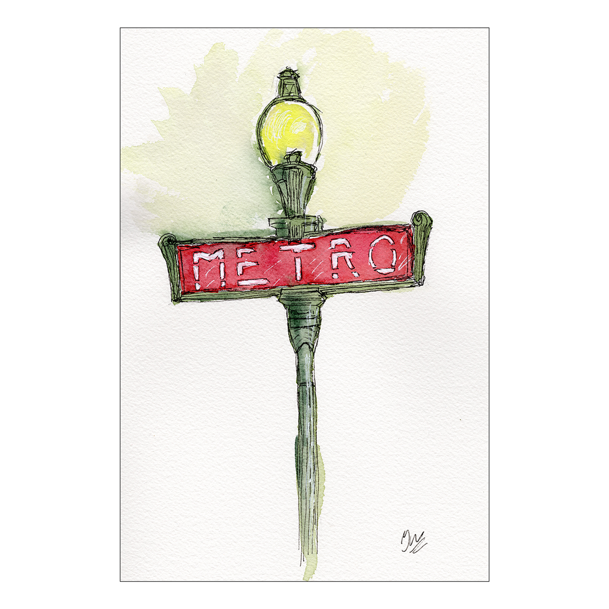 Metro in Paris, France