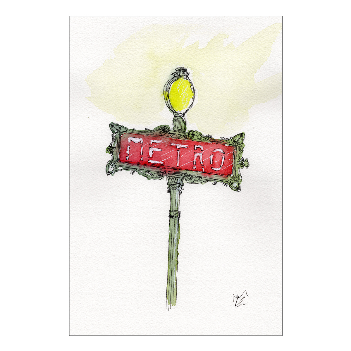 Metro in Paris, France