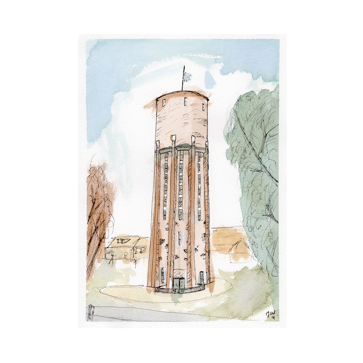 Watertower in Tiel